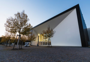 Architecture, multimedia complex, Karlsruhe, Germany, Europe Architecture, multimedia complex, Karlsruhe, Germany, Europe